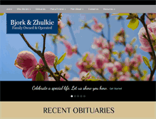 Tablet Screenshot of bjorkandzhulkie.com